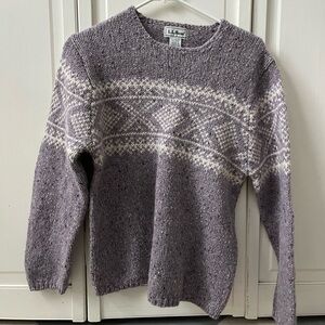 Women’s Vintage L.L. Bean Wool Blend Sweater - Size M